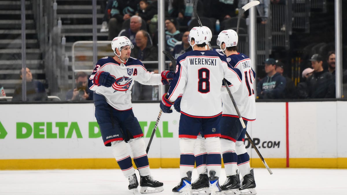 Columbus Blue Jackets edge Seattle Kraken in shootout to end skid