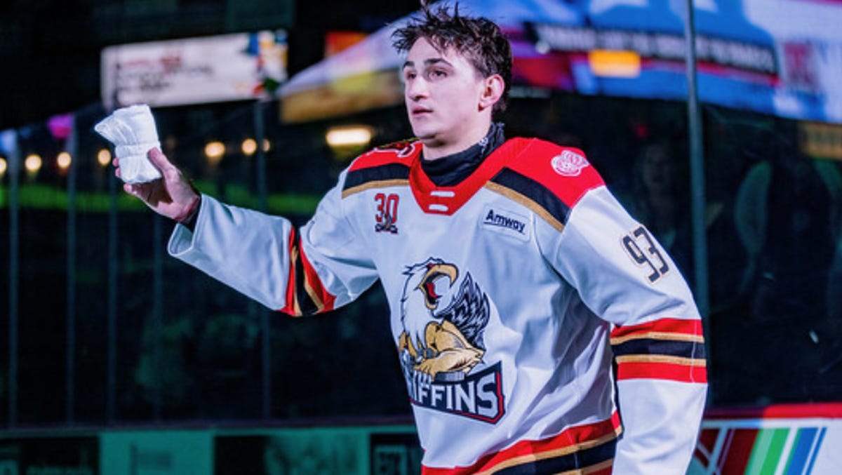 Red Wings' AHL team still unbeaten on Lombardi's OT goal