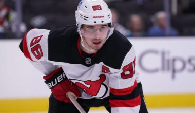 Devils' Jack Hughes out with 'non-hockey' hand injury