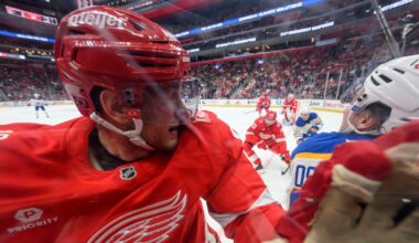 Red Wings self-examine after blowing 4-1 lead, losing in OT