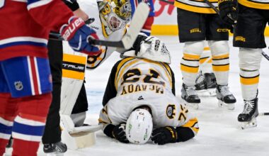 Charlie McAvoy hit in face by puck, latest US Olympian to be injured