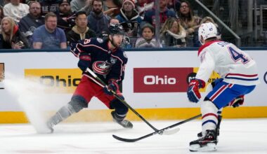 Columbus Blue Jackets barely survive Montreal Canadiens' comeback