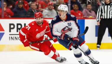 Columbus Blue Jackets fall to Detroit Red Wings in overtime