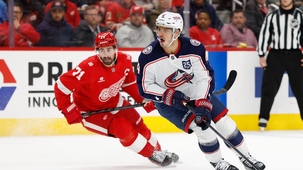 Columbus Blue Jackets fall to Detroit Red Wings in overtime