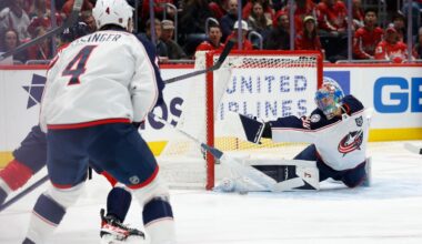 Columbus Blue Jackets fall apart against Washington Capitals again