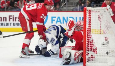 Detroit Red Wings’ blues continue with third straight loss as Tampa Bay Lightning roll