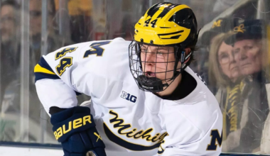 No. 1 Michigan tops Harvard; front-running Griffins edge Wild