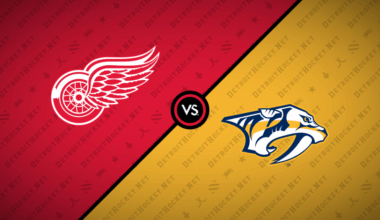 Red Wings vs. Predators, 11/26/2025 – DetroitHockey.Net