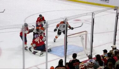 Foerster scores late as Flyers beat Panthers 4-2, rallying from 2-0 deficit to beat Cup champs