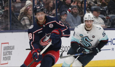Trying to avoid a winless road trip, the Columbus Blue Jackets are in Seattle on Tuesday night for a 10:00 p.m. battle with the Kraken. Here are five things to know before puck-drop.
