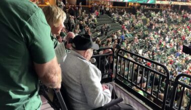 MN Wild honor oldest living WWII veteran in the state