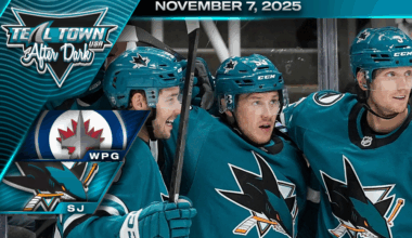 Sharks at .500, Beat Jets 2-1 - 11/7/2025 - Teal Town USA After Dark (Postgame)