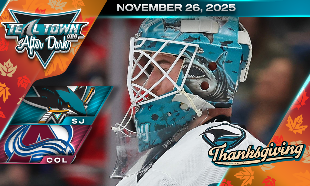 Sharks Plowed by Avalanche 6-0 - 11/26/2025 - Teal Town USA After Dark (Postgame)