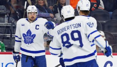 Flyers' 5-game home winning streak ends against Maple Leafs