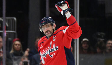 Alex Ovechkin scores his 900th NHL goal with the Washington Capitals