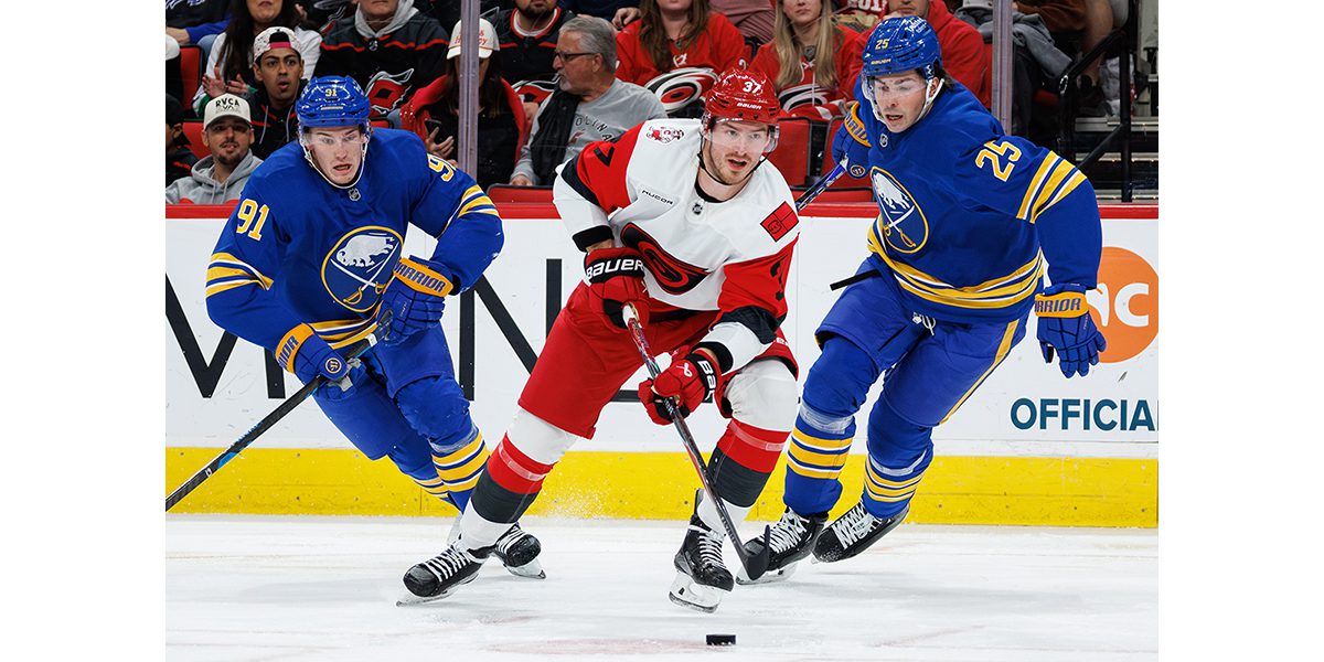 Svechnikov sets tone, 2 rookie D get first points in Hurricanes win