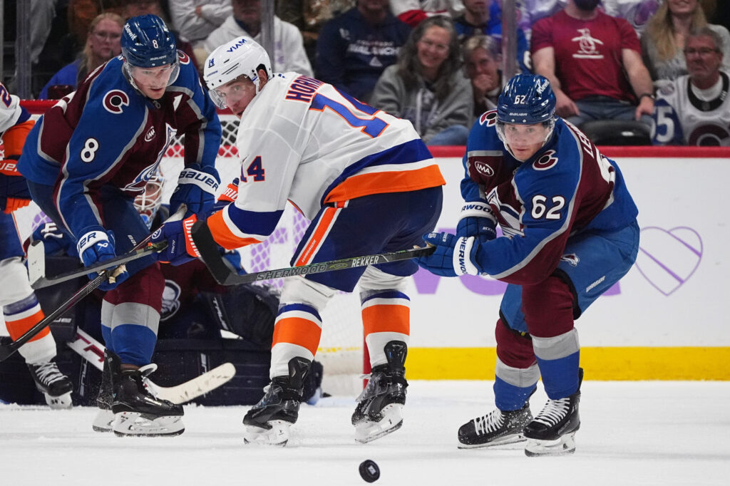 Seeing double? Cale Makar and Matthew Schaefer share ice for first time