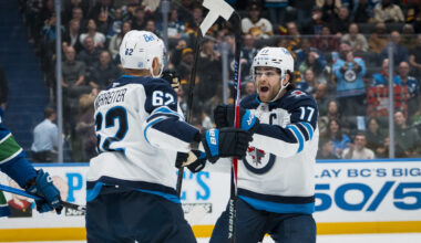 Winnipeg Jets' Injury Returnees Adam Lowry, Cole Perfetti, & Dylan Samberg Getting Back Up to Speed Nicely - The Hockey Writers - Winnipeg Jets