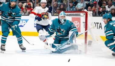 Askarov Makes 37 Saves, Sharks Beat Defending Champs 3-1
