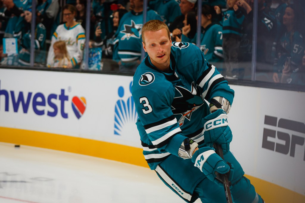San Jose Sharks' John Klingberg set to face Los Angeles Kings after scratch