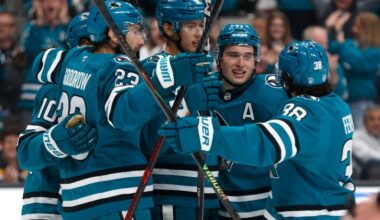 Macklin Celebrini, San Jose Sharks beat Boston Bruins to end homestand