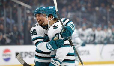 Macklin Celebrini, San Jose Sharks rout Seattle Kraken in big road win
