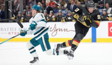 San Jose Sharks lose to Vegas Golden Knights despite Will Smith's two goals