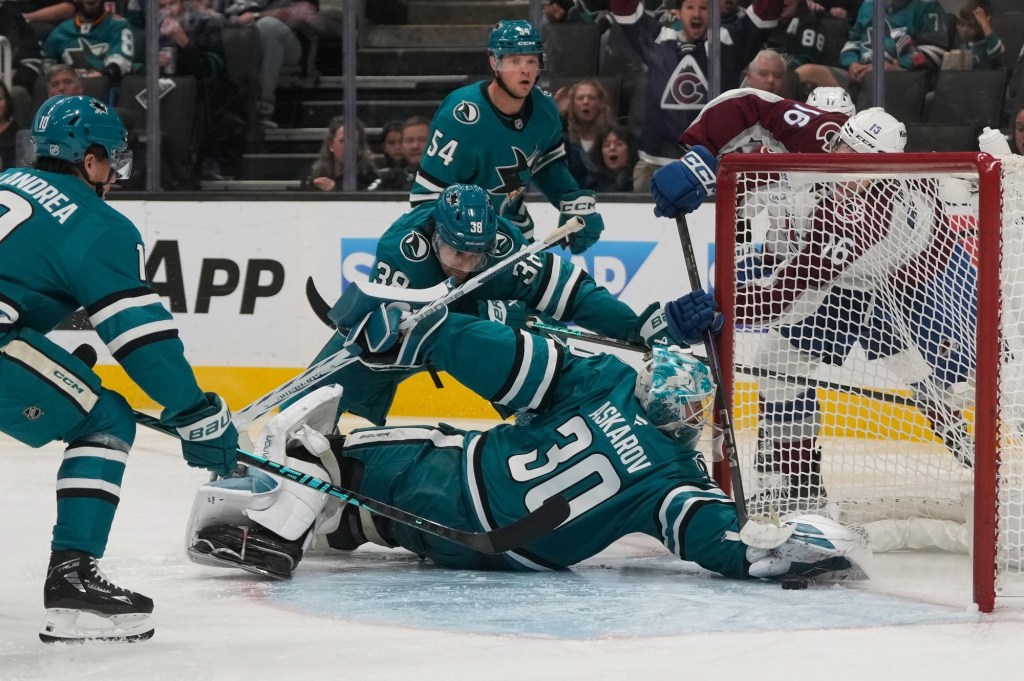 San Jose Sharks, Yaroslav Askarov beat Colorado Avalanche in overtime