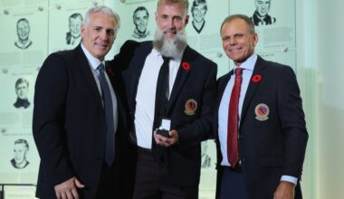 San Jose Sharks' Joe Thornton gives emotional speech at Hockey Hall of Fame