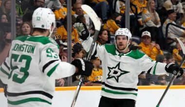 Sam Steel's third period goal completes Dallas Stars comeback over Nashville Predators