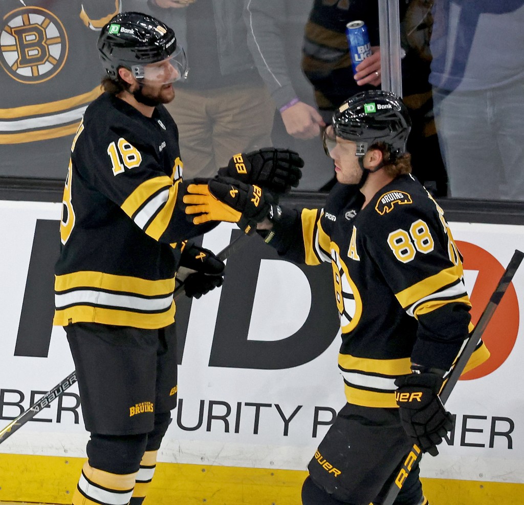 Bruins' David Pastrnak, Pavel Zacha out for Black Friday matchup