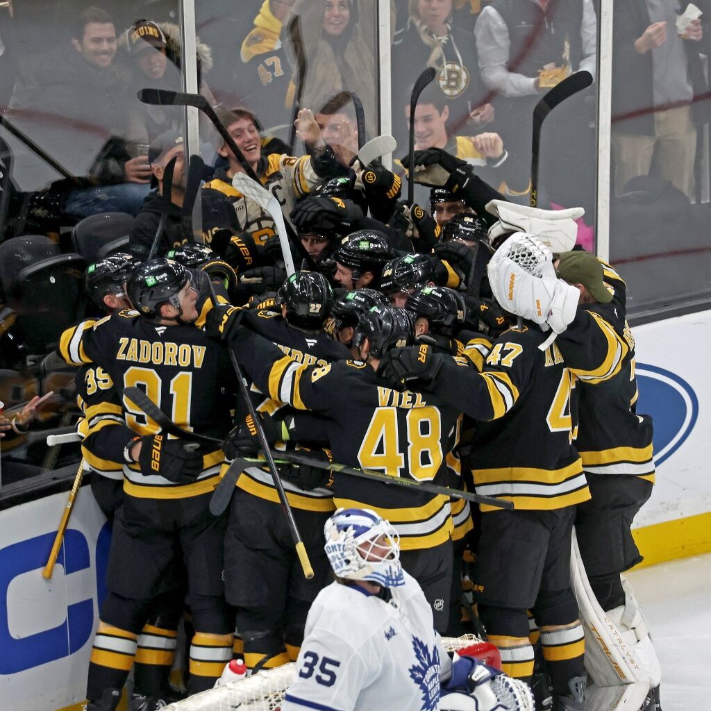 Time to start enjoying this Bruins team