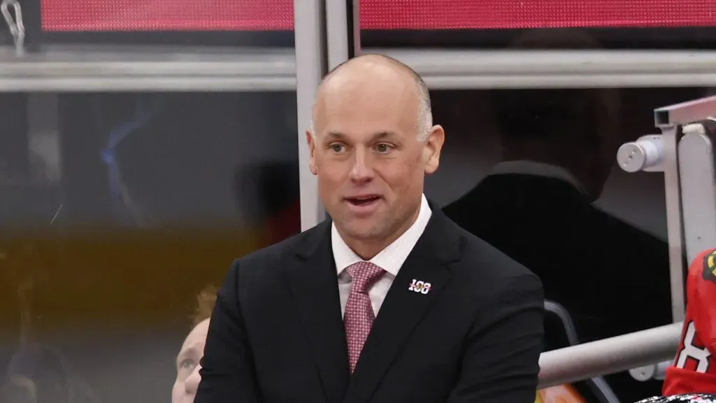 Jeff Blashill behind the bench.