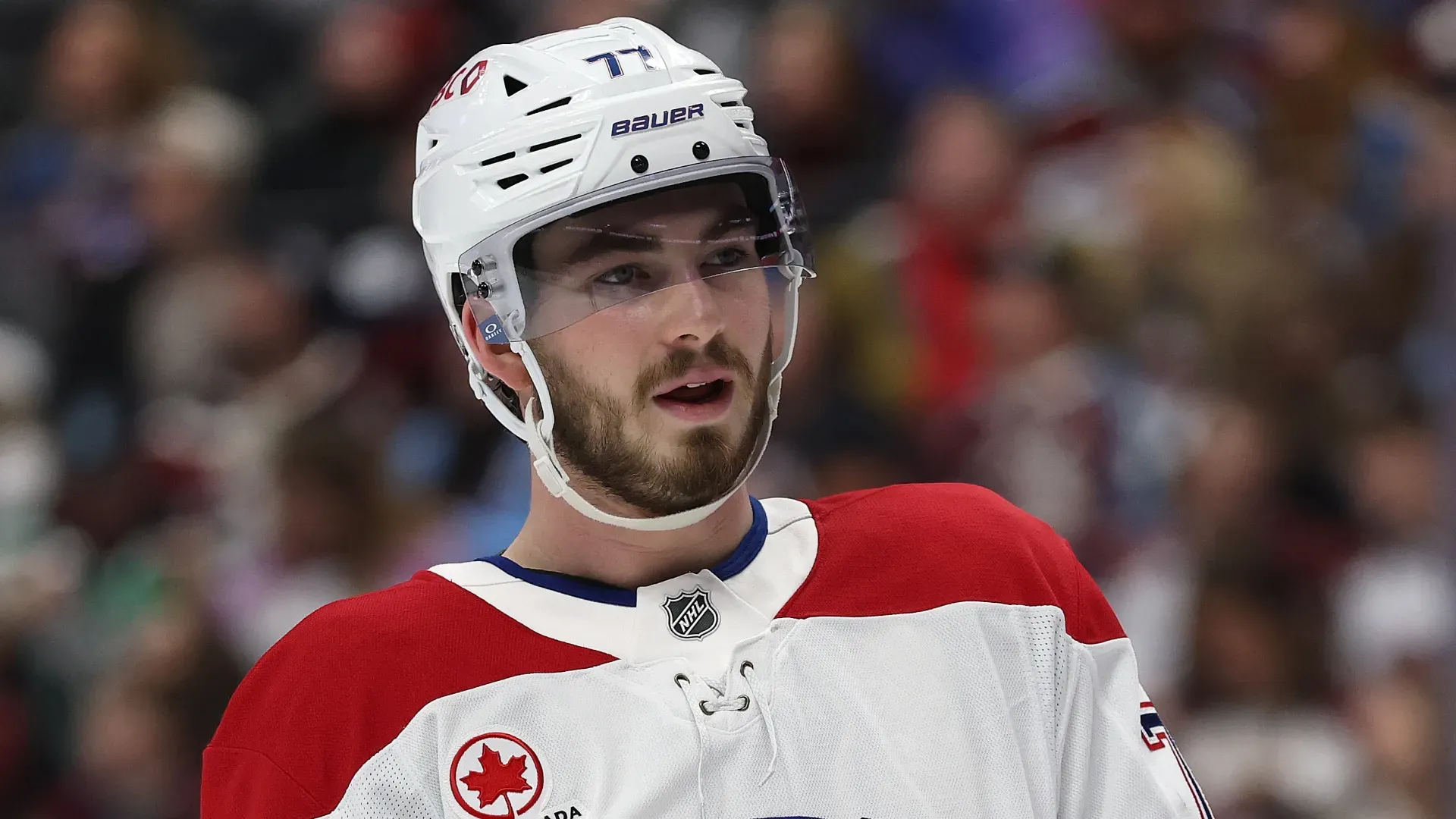 Kirby Dach in action during a game