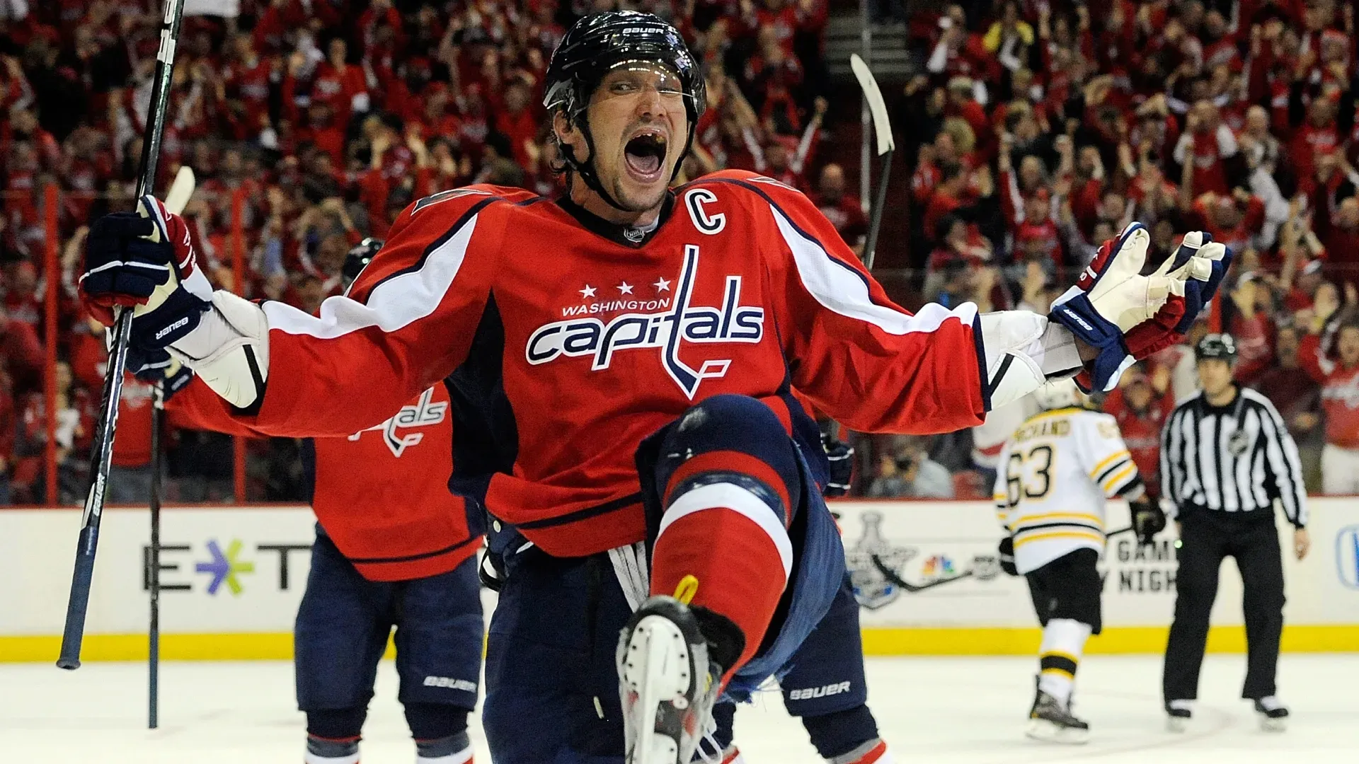 Alex Ovechkin #8 of the Washington Capitals in 2012. (Source: Patrick McDermott/Getty Images)