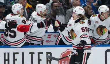 Tyler Bertuzzi’s 3rd-period hat trick leads the Chicago Blackhawks past the Vancouver Canucks 5-2 – Chicago Tribune
