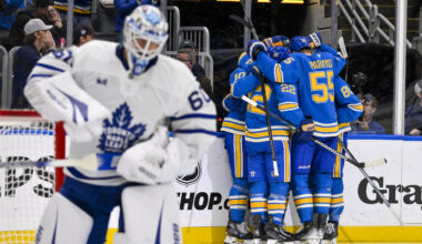 St. Louis Blues Gameday Preview: Road Trip Kicks Off With Stop in Toronto vs. the Maple Leafs - The Hockey Writers - St Louis Blues