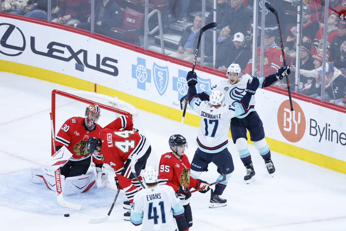 Jaden Schwartz Brandon Montour Seattle Kraken