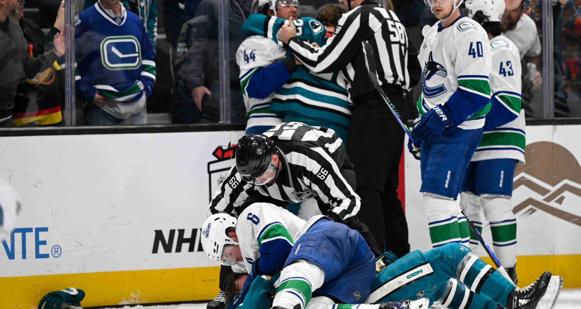 Sharks win special teams battle in Black Friday matinee