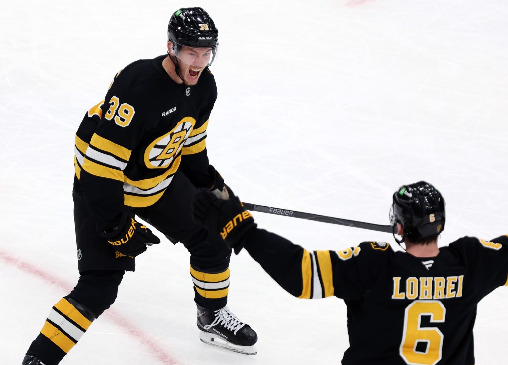 Bruins' Morgan Geekie is feeling it