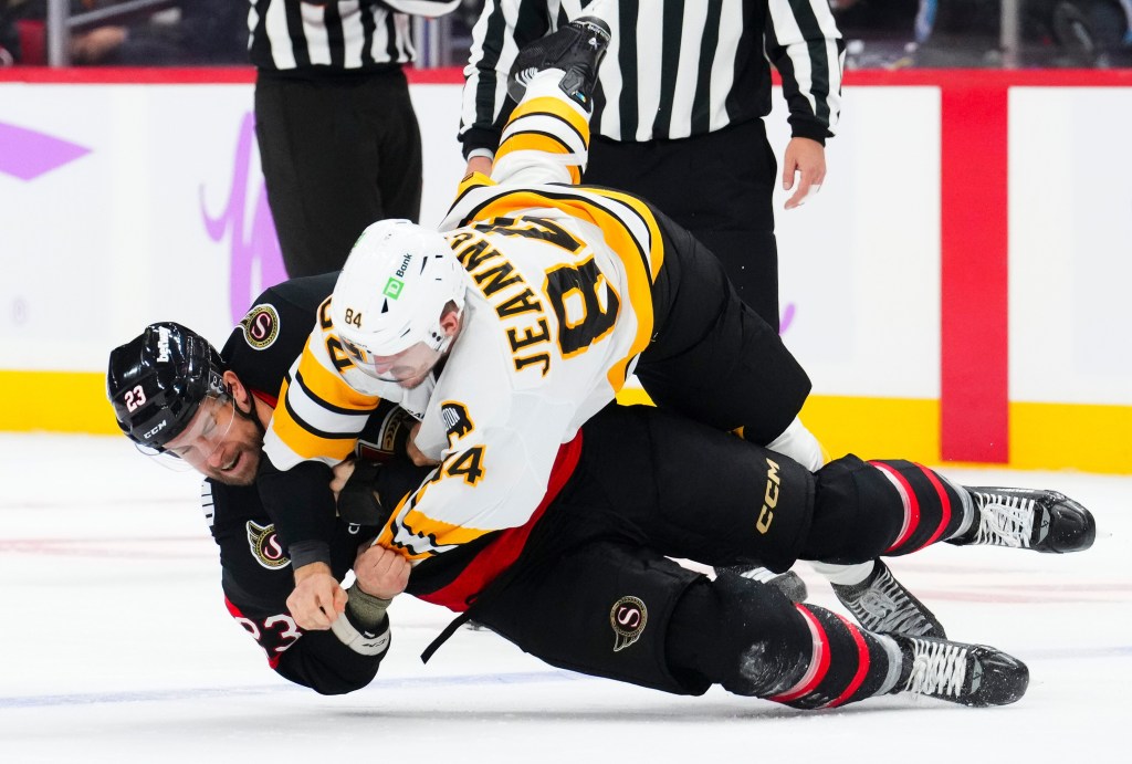 Bruins beaten by Senators, 5-3