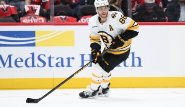 Bruins injuries: David Pastrnak out, Pavel Zacha uncertain vs. Detroit