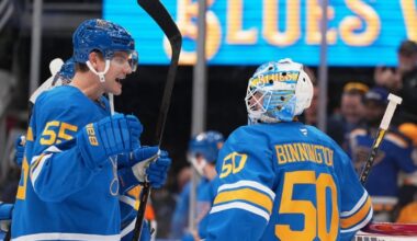 Jordan Binnington passes his agent for another St.Louis Blues franchise record