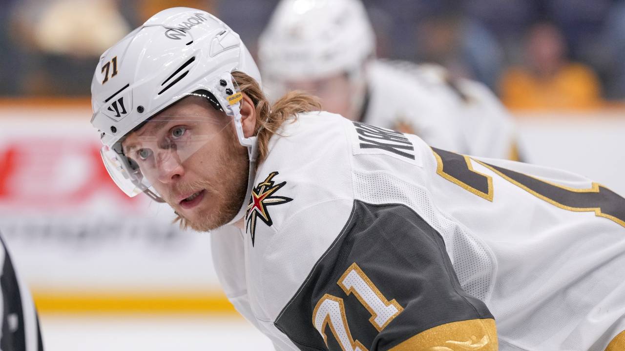 Golden Knights' William Karlsson ruled out after apparent injury against Ducks
