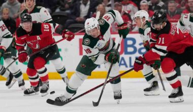 Wild's Pitlick receives match penalty for hit to head of Hurricanes' Chatfield