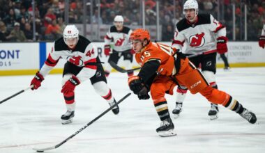 Gauthier, Sennecke tally goal and assist to lead Ducks over Devils
