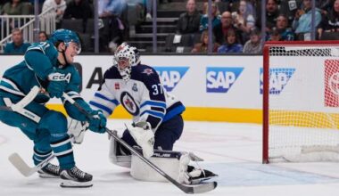 Winnipeg Jets drop second straight on the road 2-1 in San Jose - Winnipeg