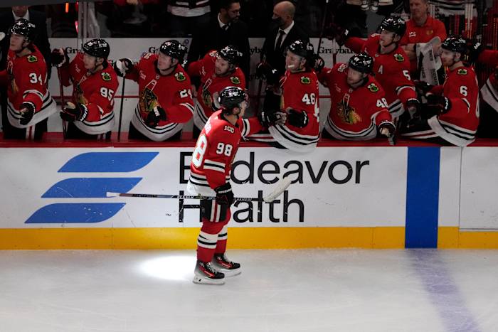 Connor Bedard playing starring role in surprising start for the Chicago Blackhawks