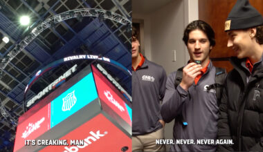 NHL Draft Prospects Walk Saddledome Catwalk | CHL USA Prospects Challenge