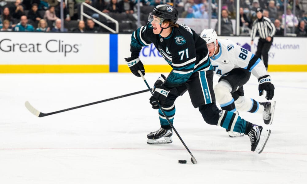 Celebrini Scores Hat Trick, Sharks Win It 3-2 in OT!